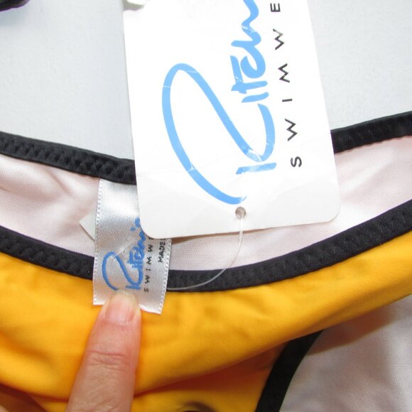 Ritchie High Cut Leg String Bikini Bottoms - NEW - Picture 2 of 4